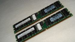 2.el HP 345114-051 2x 2GB DDR2 PC2-3200 ECC REG RAM ürün resmi